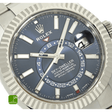 Relex Sky Dweller blue 326934 Zifferblatt
