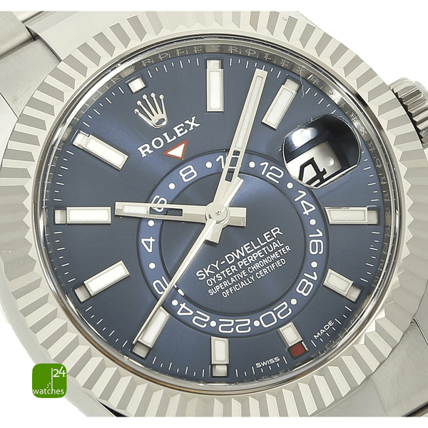 Relex Sky Dweller blue 326934 Zifferblatt