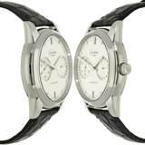 Glashuette Zeigerdatum Gehaeuse left right 