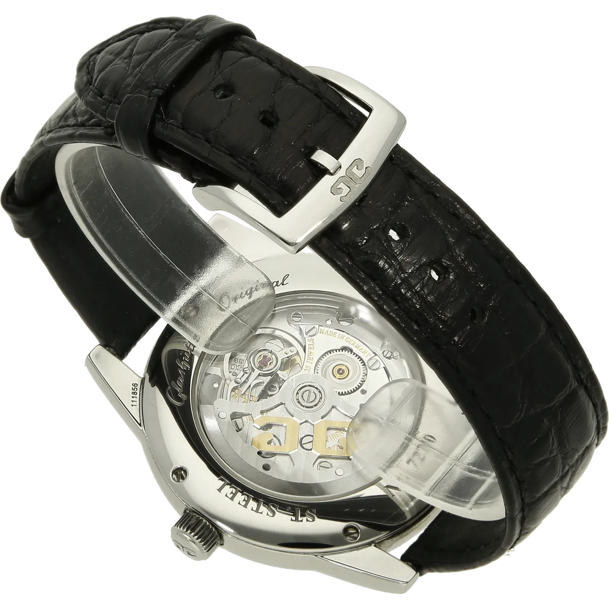 Glashuette Zeigerdatum Clasp closed