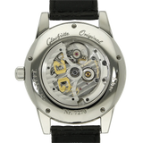Glashuette Zeigerdatum case back 