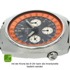 Glycine Airman Chronograph gebraucht von der 9 Uhr Flankenseite