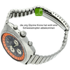 Glycine Airman Chronograph gebraucht von oben mit Flanken 3 Uhr