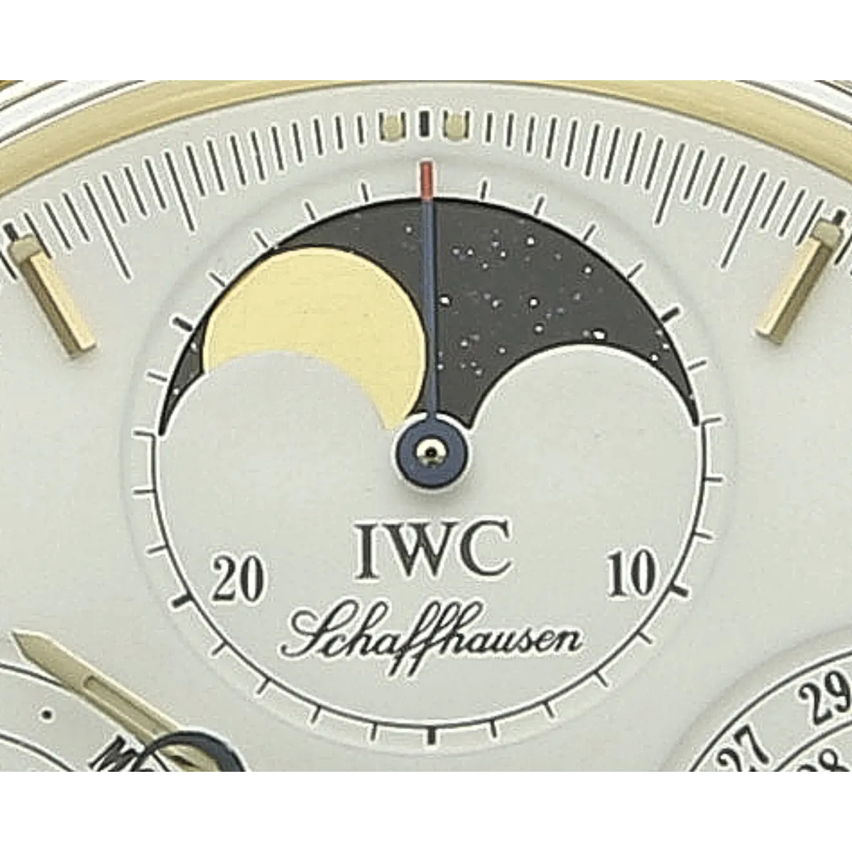IWC da Vinci Gold 3750 Zifferblatt detail 