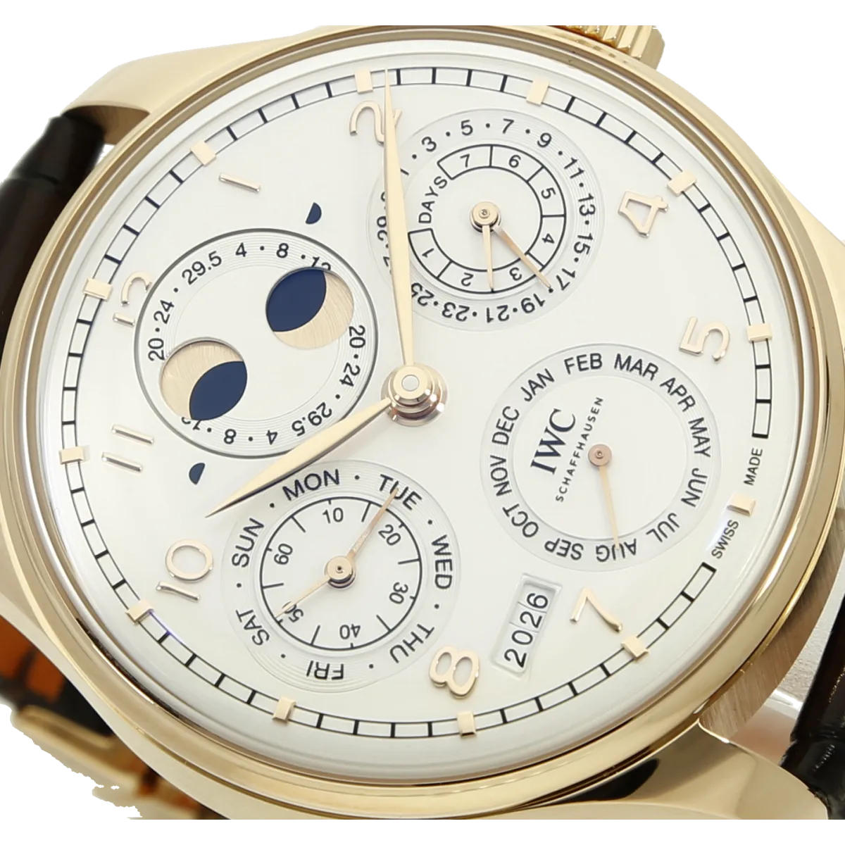 IWC Portugieser Perpetual Calendar IW503701 Zifferblatt 