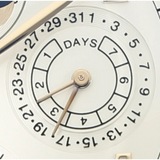 IWC Portugieser Perpetual Calendar IW503701 Zifferblatt detail Gangreserve