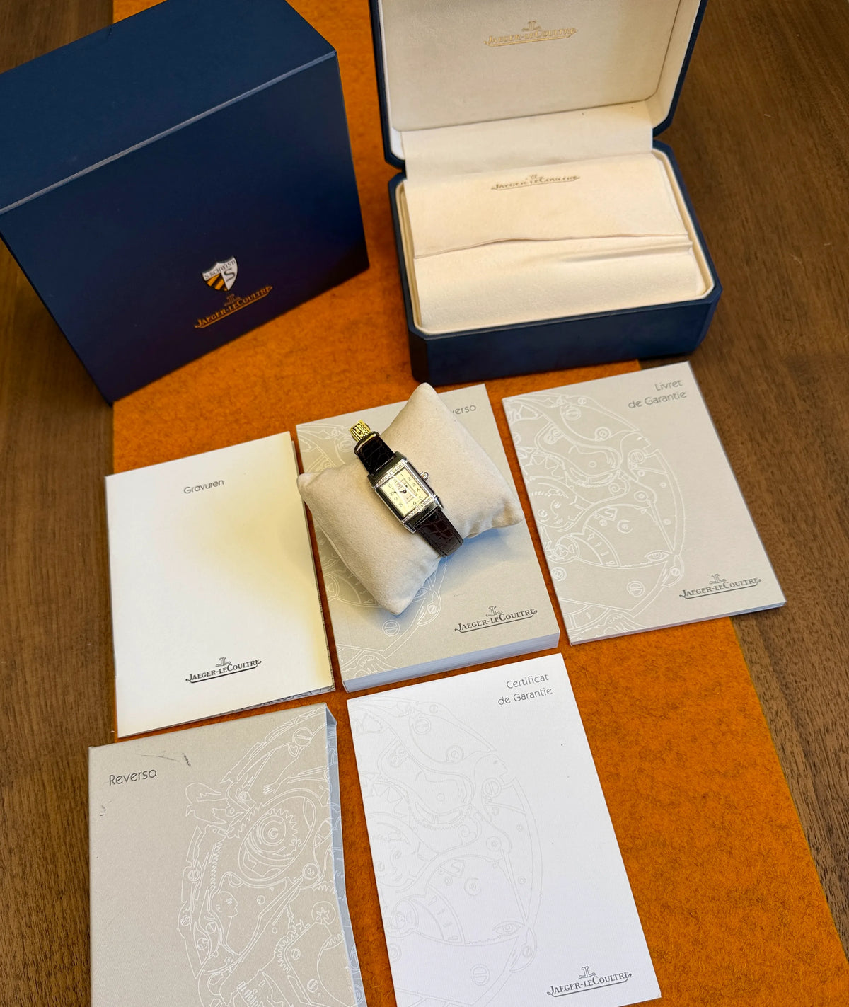 Jaeger Reverso Lady Florale 265.8.08 Papiere 