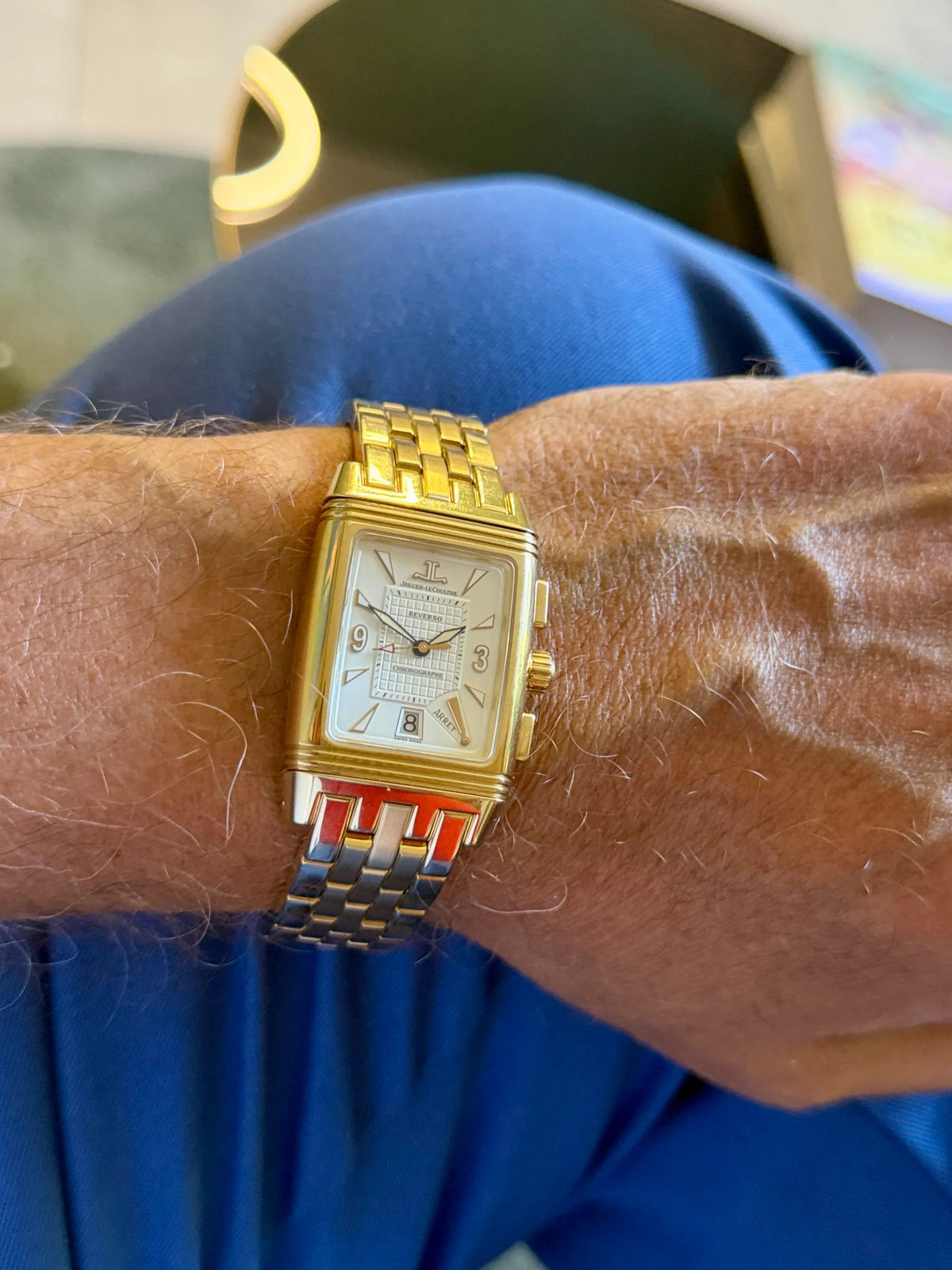 Jaeger Reverso Grand sport Chrono 295.1.59 am Arm 3 