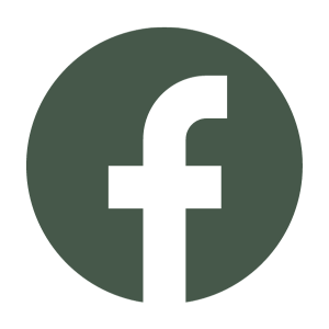 Facebook Logo auf grünem Kreis