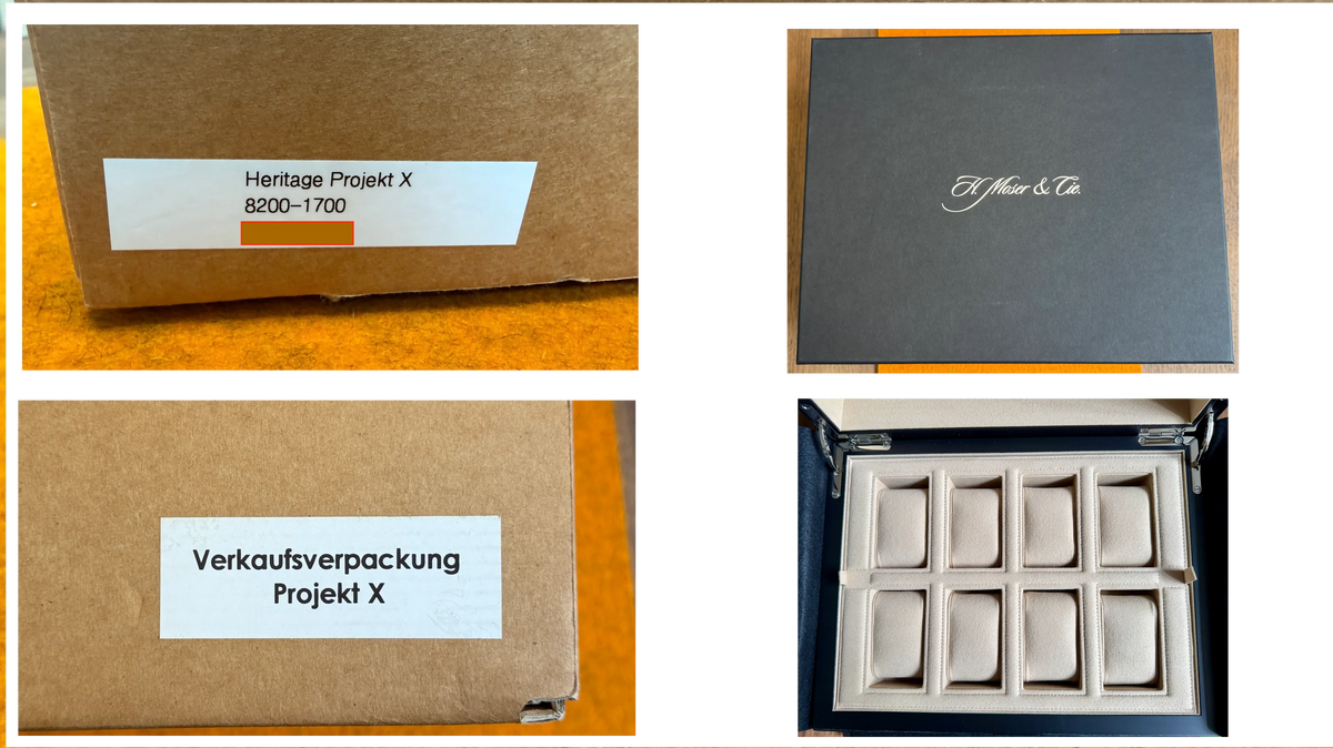 H. Moser Projekt X Verpackung Box 