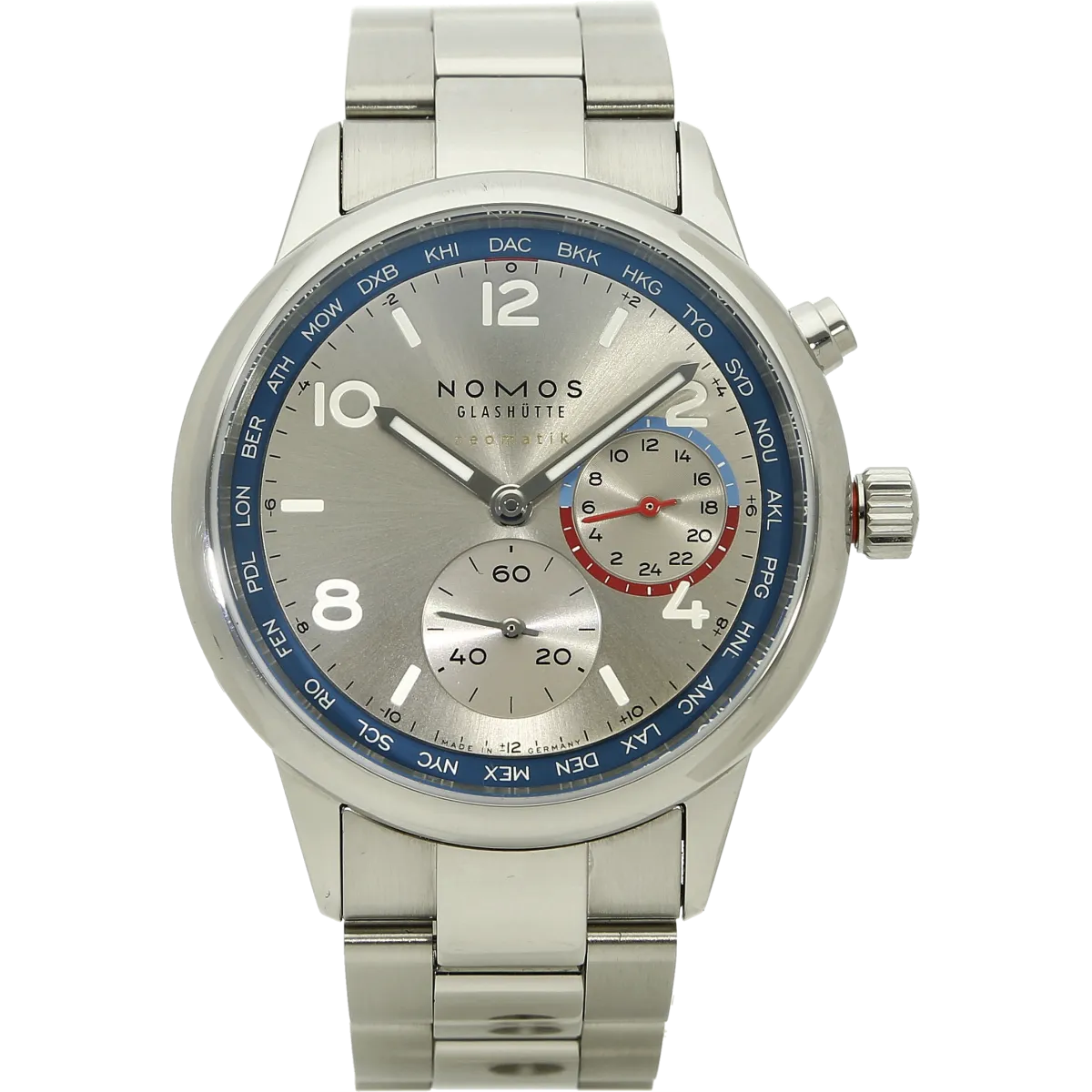 Nomos Club Welzeit 791/997 stehend 