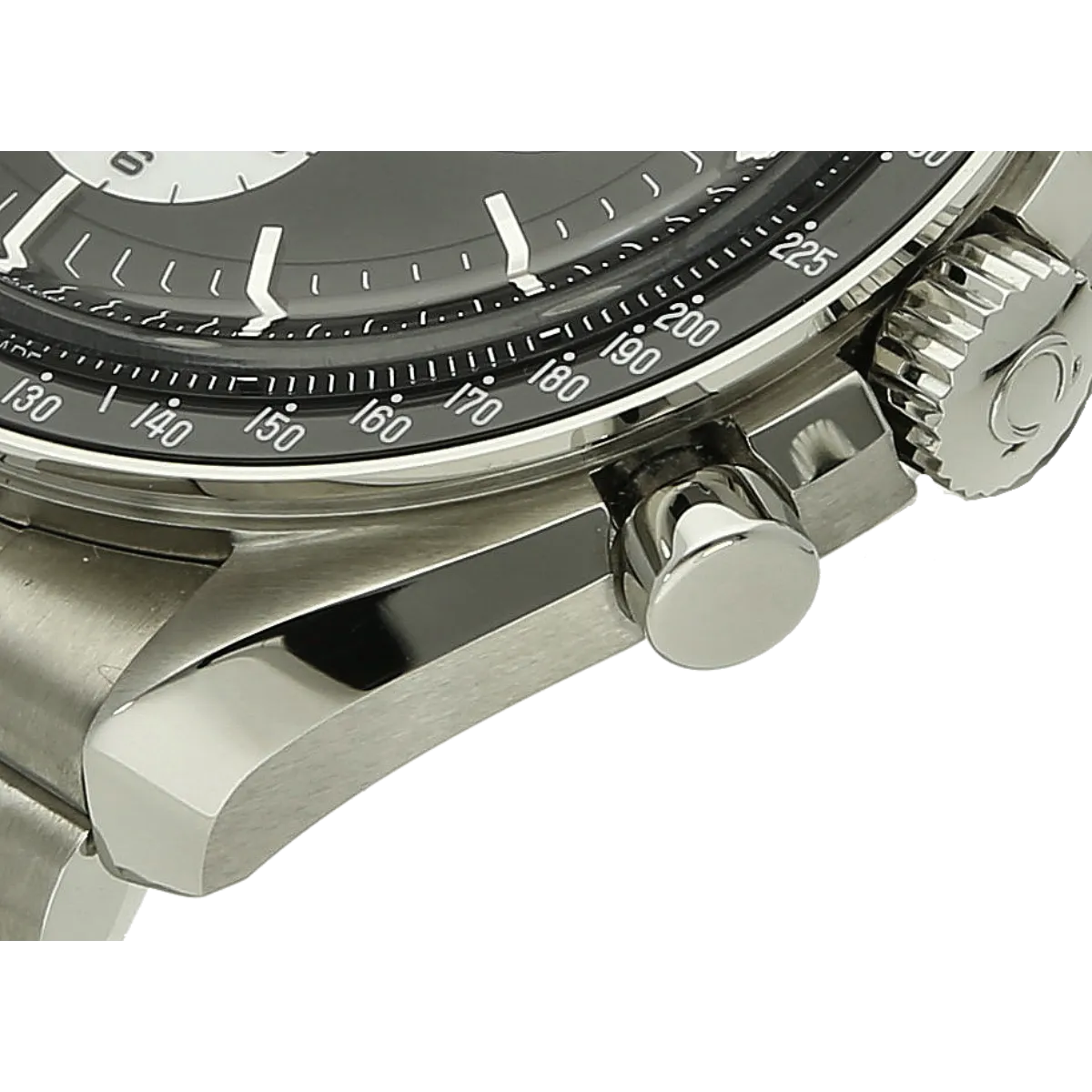Omega Moonwatch Panda Co Axial Flanke Detail
