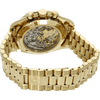 OMEGA Speedmaster Moonwatch gebraucht GOLD Band mit Omega Schließe und Sicht auf den Gehäuseboden