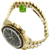 OMEGA Speedmaster Moonwatch gebraucht GOLD von oben mit Flanke Krone und Band