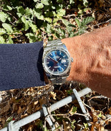 Rolex Datejust 36 116234 blue 2018 am Arm 1 