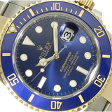 Rolex Submariner St Go blau 116613LB Zifferblatt 