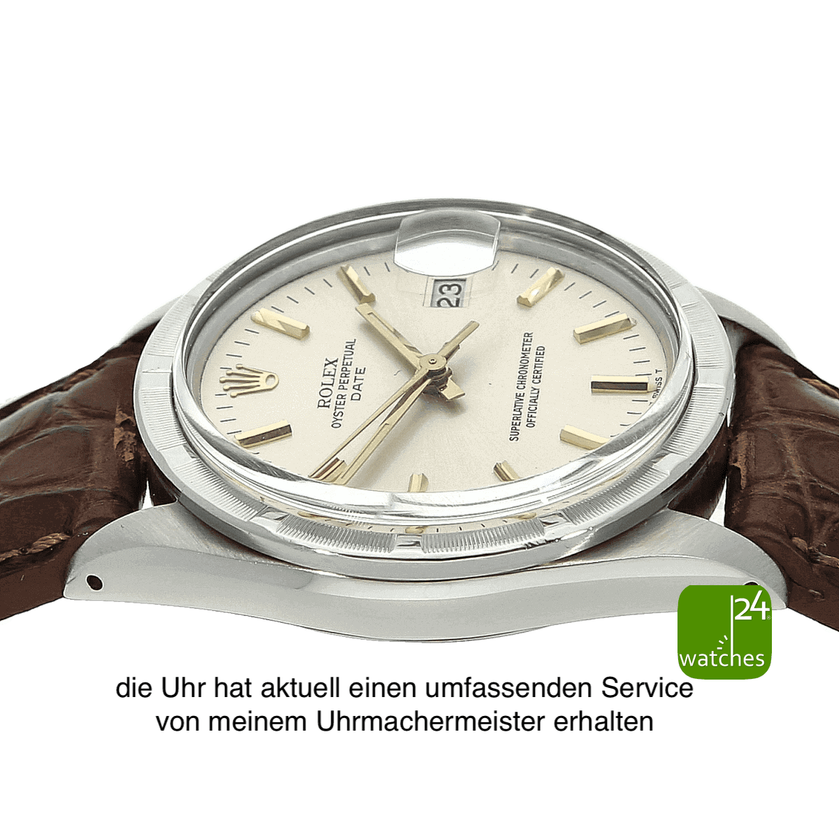 ROLEX Oyster Date from 1982 with history!