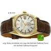 Rolex Date Just 36 mm Gold Bahrain querliegend