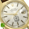 Rolex Date Just 36 mm Gold Bahrain Nahaufnahme Zifferblatt
