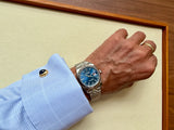 Rolex Datejust 36 116234 blue 2018 am Arm 3 