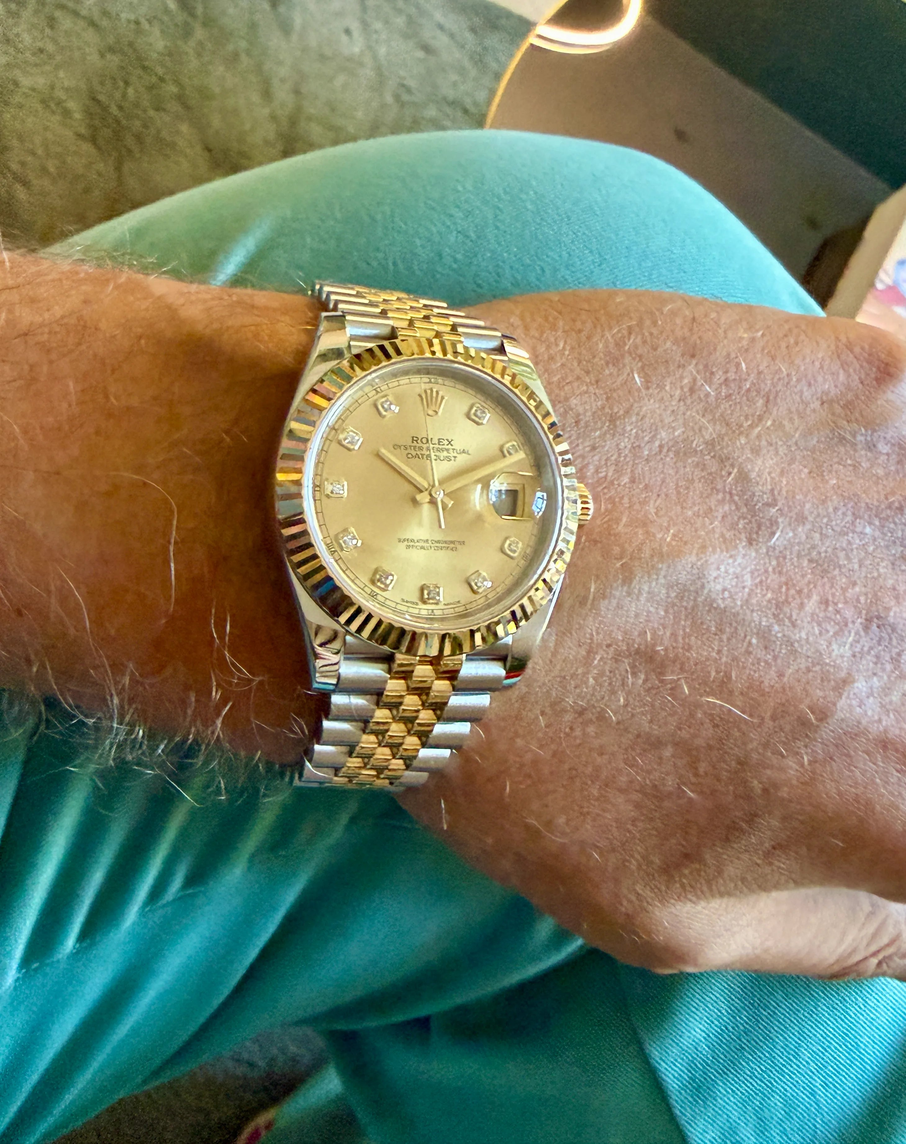 Rolex Datejust 31 126333 orig. Dia. am Arm 2 