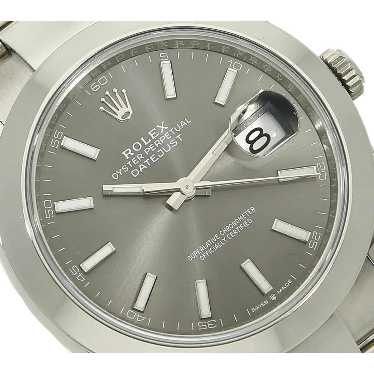 Rolex Datejust 41  126300 rodium Zifferblatt 