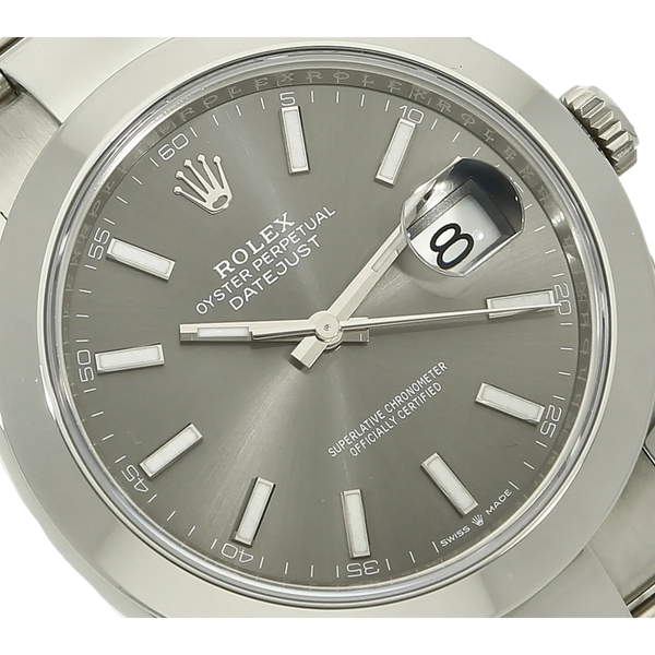 Rolex Datejust 41  126300 rodium Zifferblatt 