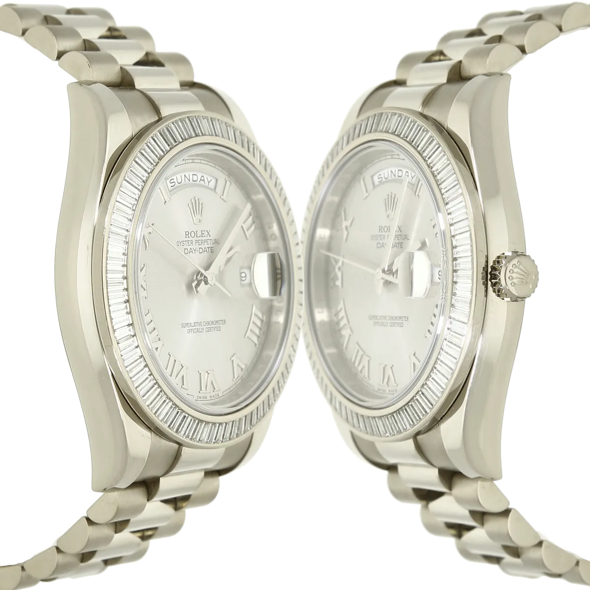 Rolex Day Date 2 orig. Baguette Dia Gehaeuse 3 9 