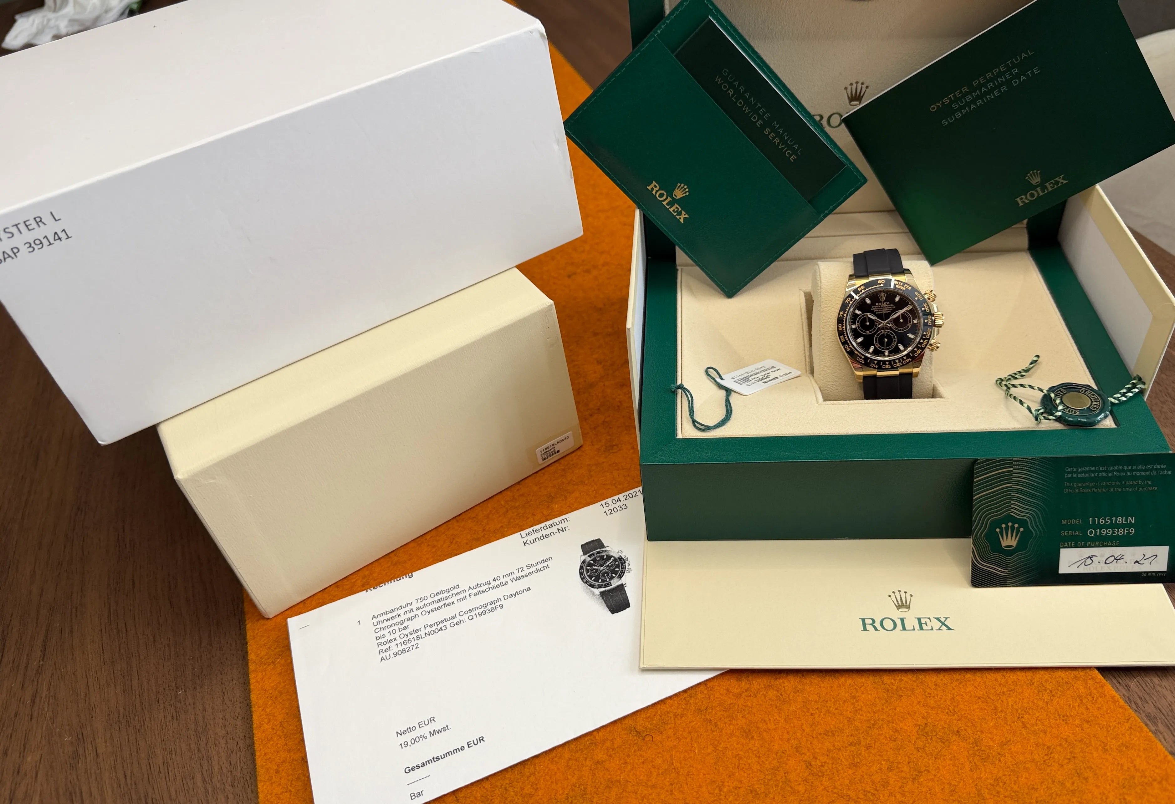 Rolex Daytona Oysterfelx  with Papers 