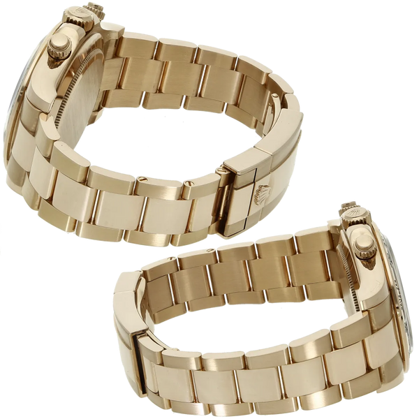 Rolex Daytona Rotgold 116505 Armband links rechts