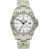 Rolex Explorer II weiss stehend