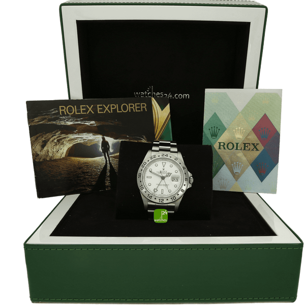 Rolex Explorer II weiss in unserer Box