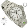 Rolex Explorer II weiss halb liegend
