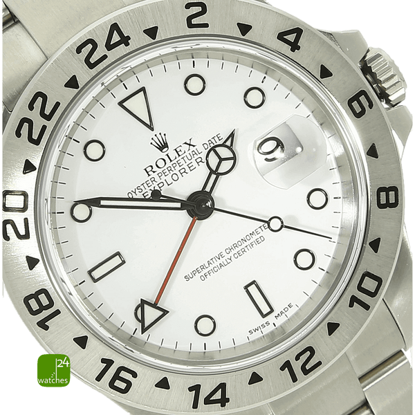 Rolex Explorer 16750 Polar 2008  Zifferblatt 