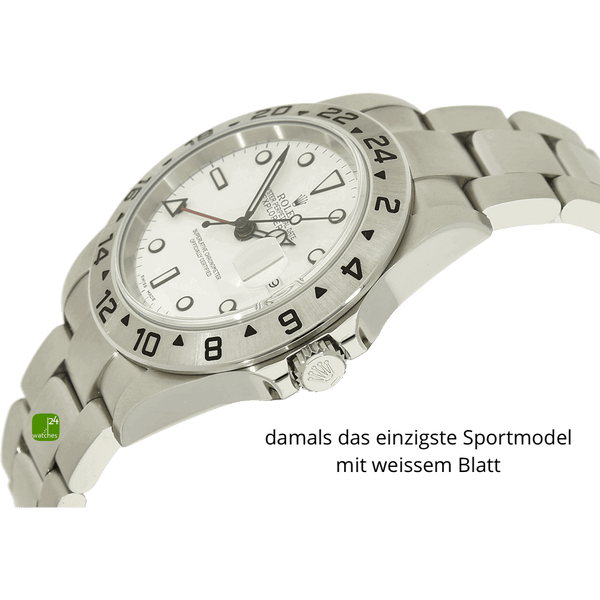 Rolex Explorer 16750 Polar 2008 Gehaeuse rechts 