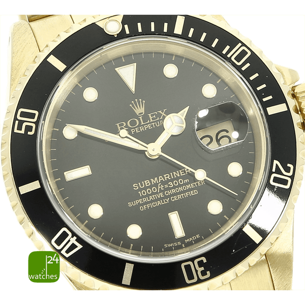 rolex-submariner-gold-16618-zifferblatt