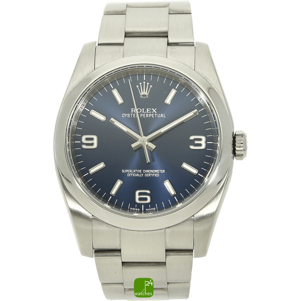 rolex oyster perpetual 166000 stehend