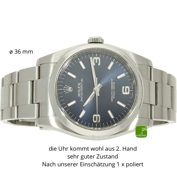 rolex oyster perpetual 166000 liegend