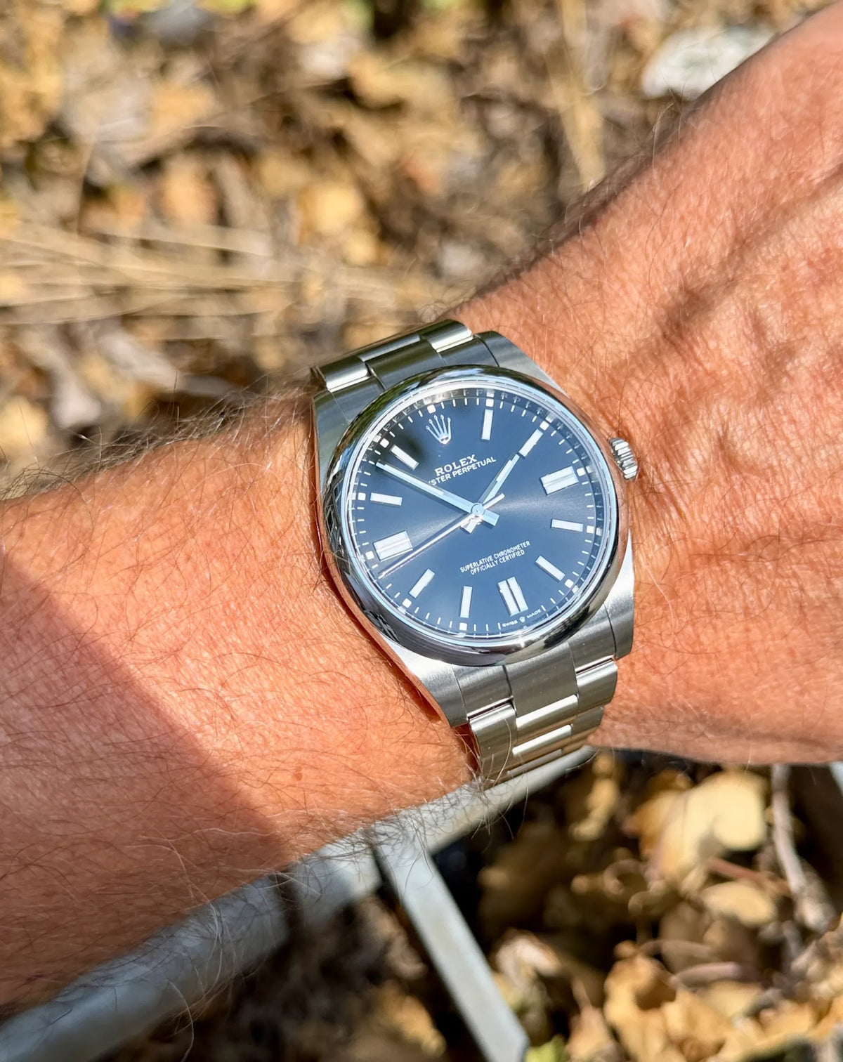 Rolex Oyster Perpetual 41 124300 am Arm 1 