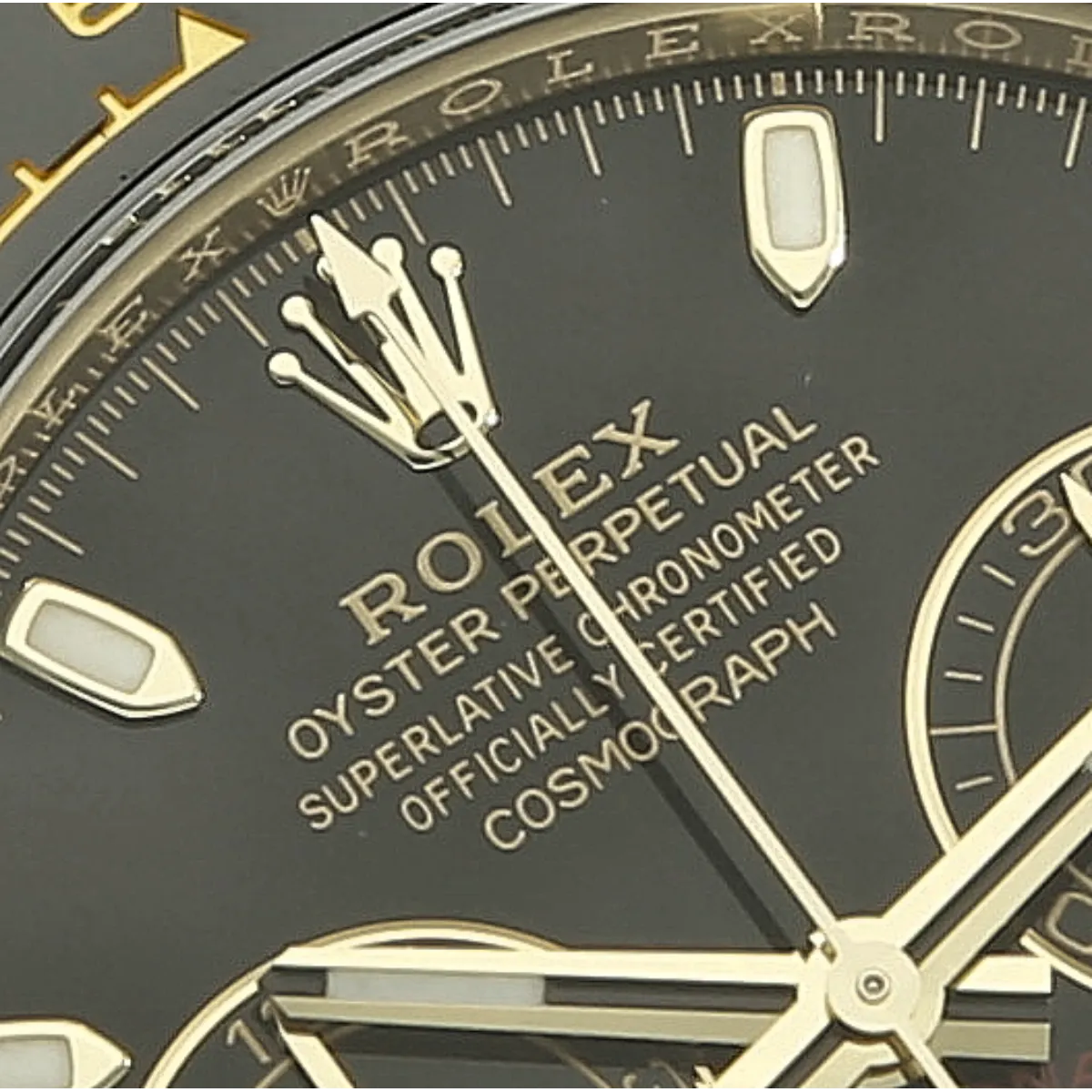 Rolex Daytona Oysterfelx detail dial 12 o clock