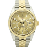 Rolex Sky Dweller St Go 326933 Jubilee stehend 