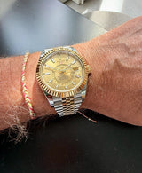 Rolex Sky Dweller St Go 326933 Jubilee am Arm 1 