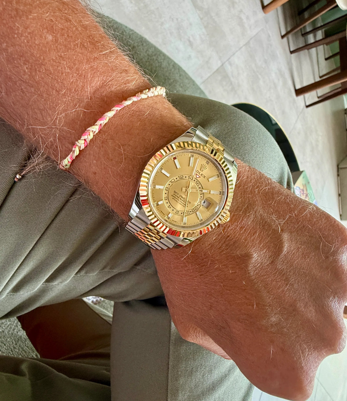 Rolex Sky Dweller St Go 326933 Jubilee am Arm 2 