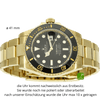 Rolex vollgold Submariner liegend