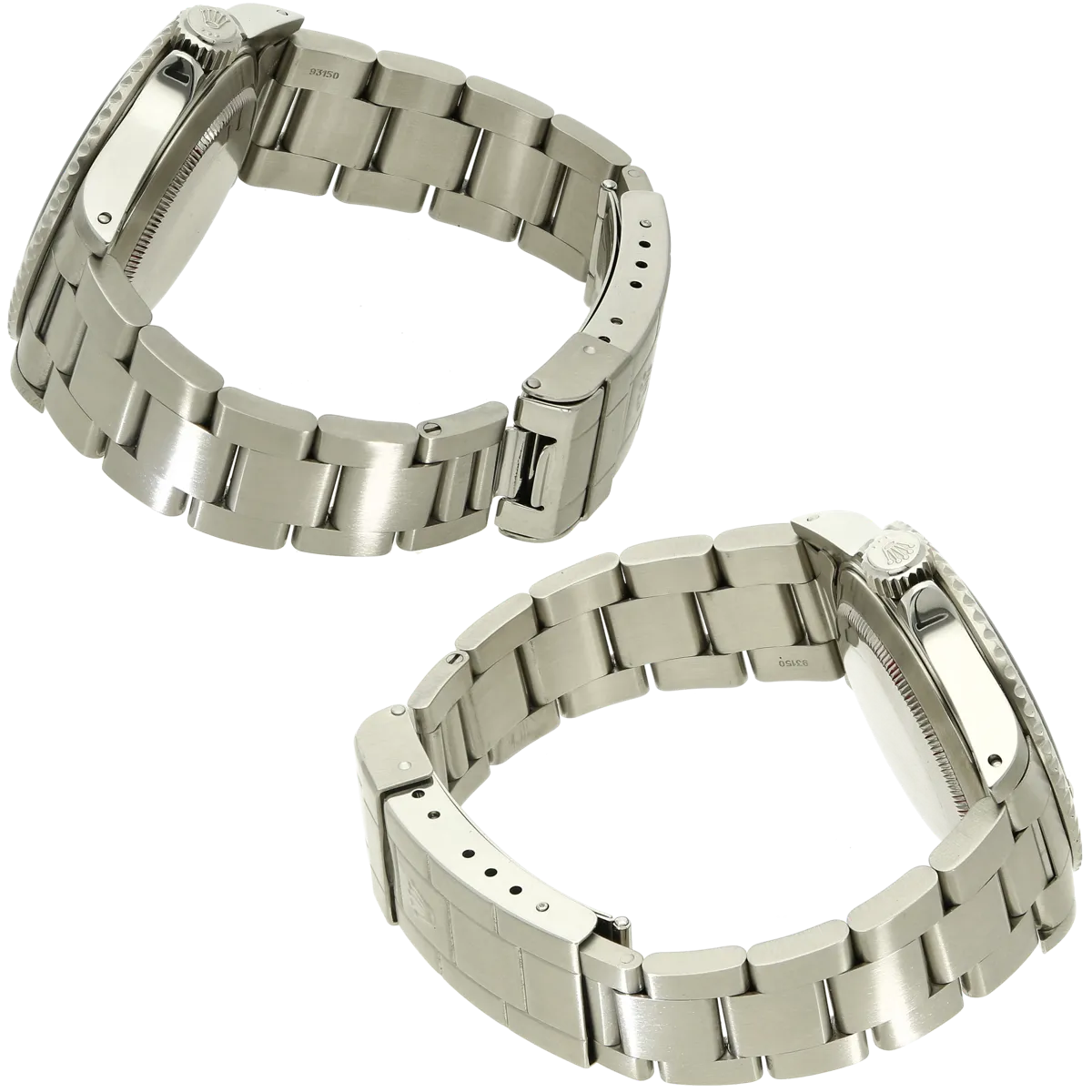 Rolex no Date Submariner 14060 Armband links rechts 