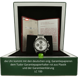 Tudor Oysterdate Panda Emaille in der Box mit Pap.