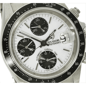 Tudor small Block Chrono OyserDate white Dial 