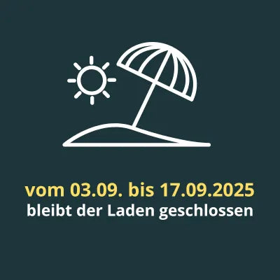 wir sind vom 03.09. bis zum 17.09.2025 im Urlaub
