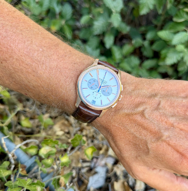 Zenith el Primero Captain Rotgold am Arm 