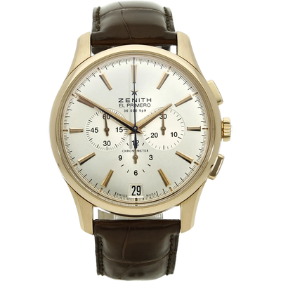 Zenith el Primero Captain Rotgold stehend 
